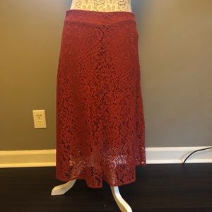 Perfect Fall Staple!! Lace skirt